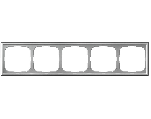 Рамка 5-постовая, универсальная, ARTGALLERY алюминий
