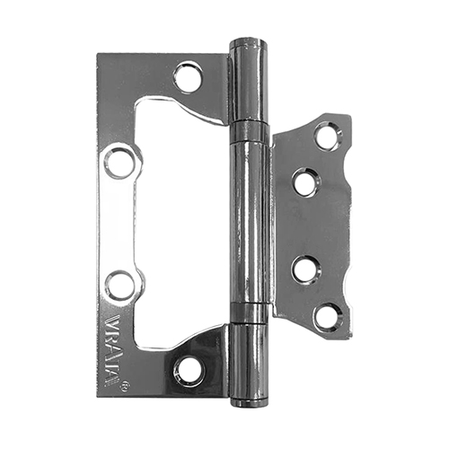 Петля универсальная без врезки Vrata "CP-C-B", 100*75*2мм, "Хром"