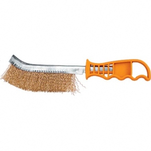 Щетка "Sparta" ручная 120мм, металлическая проволока, пластмассовая ручка