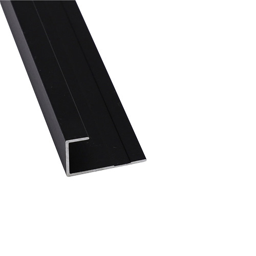 Профиль завершающий - SK8002-9мм, матовый черный, 3м