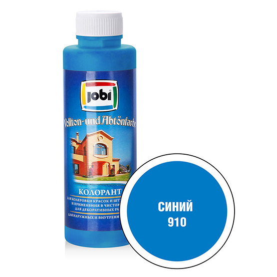 Краска колеровочная &quot;Jobi&quot;, 0,5л, &quot;Синий&quot;