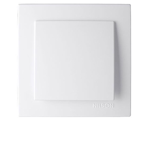 Выключатель "NILSON Touran" одноклавишный, скрытой проводки, белый