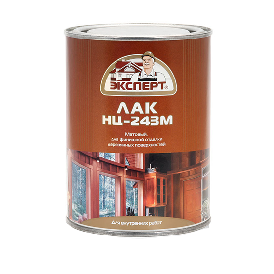 Лак "Эксперт" НЦ-243 мебельный матовый, 0,7кг
