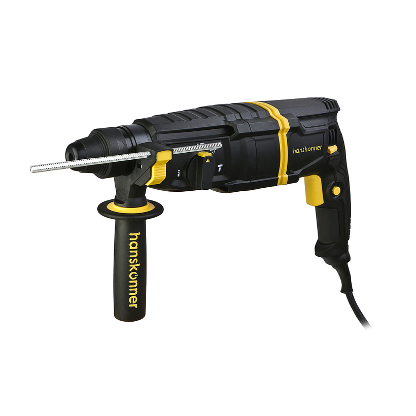 Перфоратор SDS-Plus Hanskonner, HRH0926AVS 900Вт, 26мм, 3.0Дж, 0-4900уд/мин, 3 реж, 4м рез кабель, ВИБРОЗАЩИТА