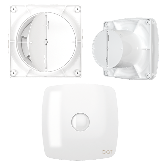 Вентилятор "Era" вытяжной D125 "RIO 5C" 16Вт осевой, с обрат. клапаном