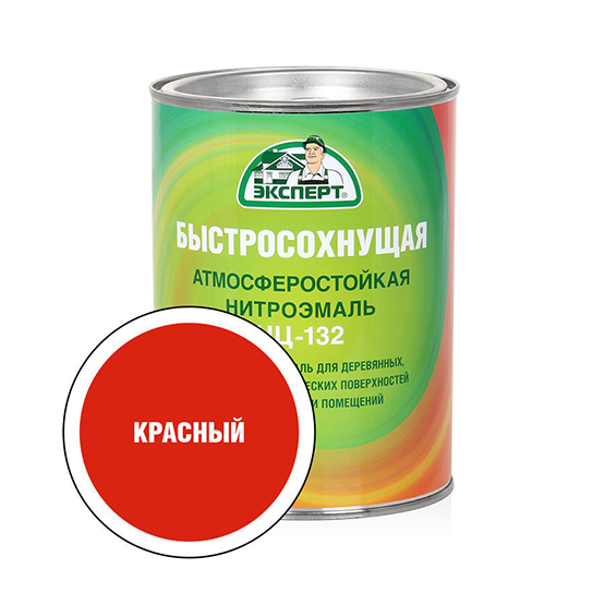 Нитроэмаль красная НЦ-132 "Эксперт", 0,7кг