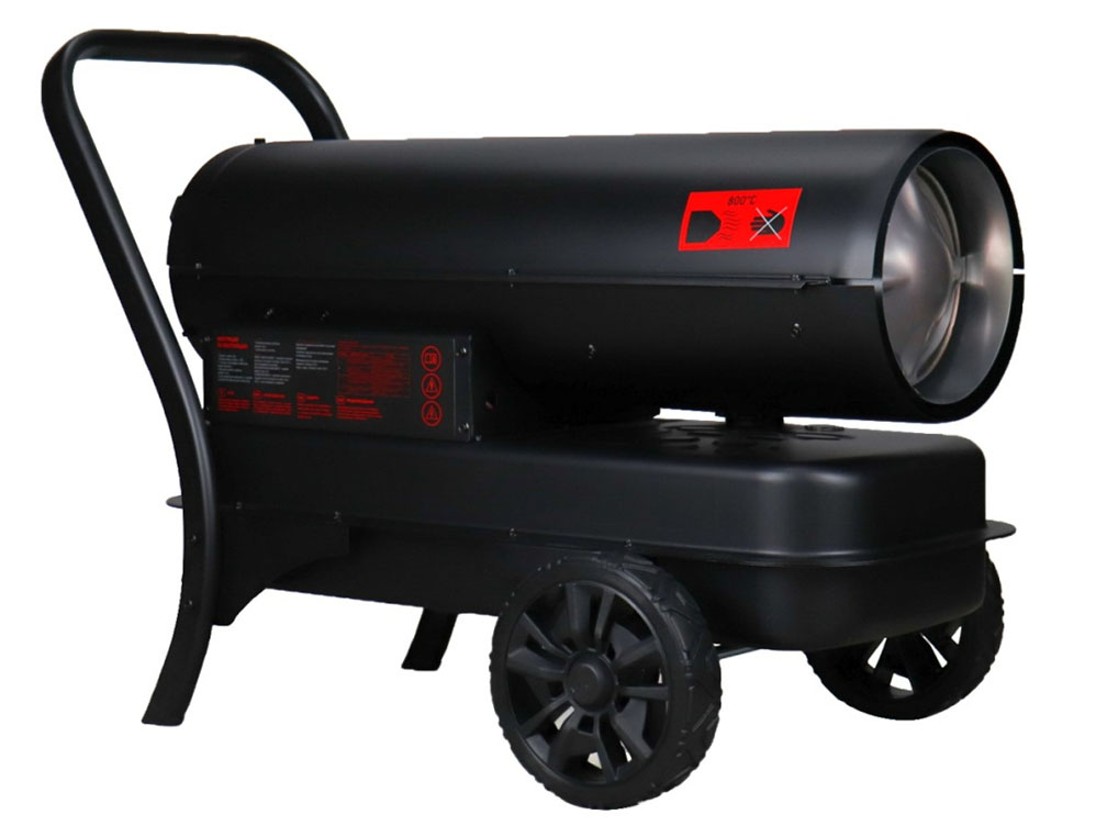 Пушка тепловая дизельная DH-36М 36кВт, производ. 950м3/час, расход топ. 2,4л/ч, прямой нагрев,"Verton"