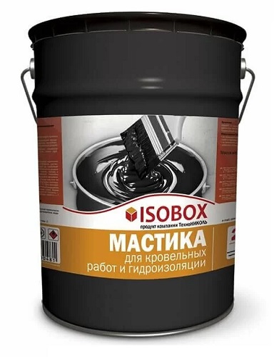 Мастика кровельная гидроизоляционная Технониколь "ISOBOX", 22кг