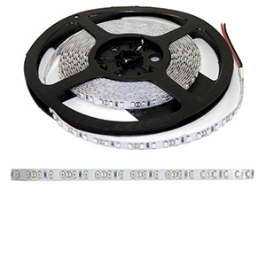 Лента светодиодная "DEKO" SMD3528, 12В, 5метров, 120LED, 9,6Вт/м, IP33, цвет свечения: тёплый белый, под пайку