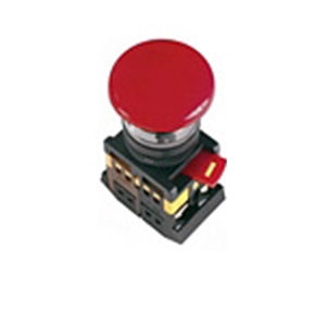 Кнопка AEA-22 &quot;Грибок&quot; красный, d22мм 240В 1з+1р &quot;ИЭК&quot;