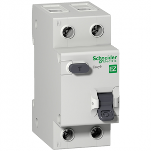 Автоматический Выключатель Дифференциального тока 2P (1P+N) C, 16A, 30mA ,Тип AC 4.5kA EASY9 &quot;Schneider Electric&quot;