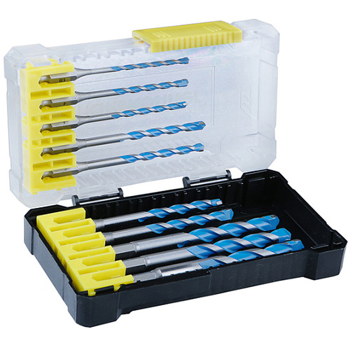 Набор Cверл универсал 10 шт: 3мм, 4мм, 5мм, 6мм, 8мм, 10мм, кейс Hanskonner