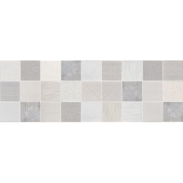 Декор керамический настенный "Норданвинд" 200*600мм, серый