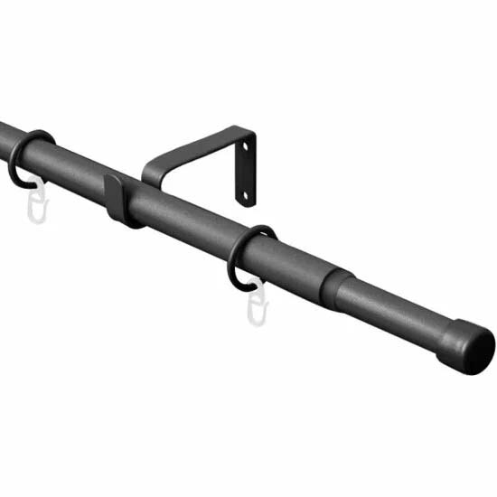 Карниз телескопичесий &quot;MAGELLAN&quot; одинарный, черный, 1600-3000мм