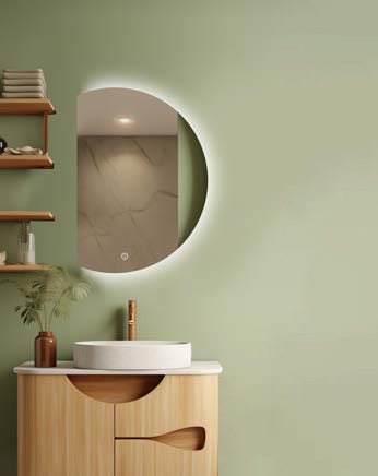 Зеркало "Рим" 800*600мм, подсветка, сенсорный выкл.