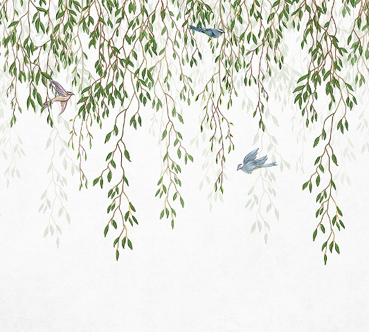 Фотопанно "Ветви ивы" 3000*2700мм