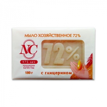 Хоз. мыло "НК" 72% с глицерином, 180г.