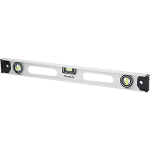 Уровень "Matrix" алюминиевый "Рельс" 1000мм, 3 глазка