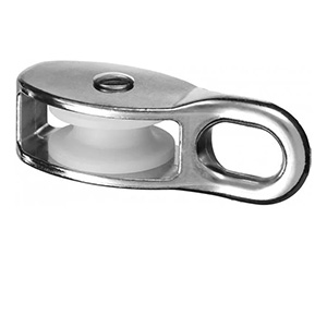 Блок одинарный, нейлоновый шкив, 6x20мм, 1 шт, ЗУБР