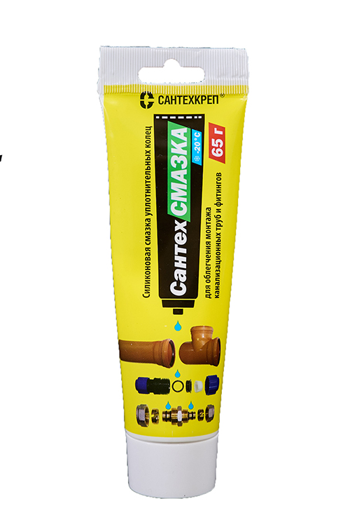Смазка силиконовая "СантехСмазка" 65гр