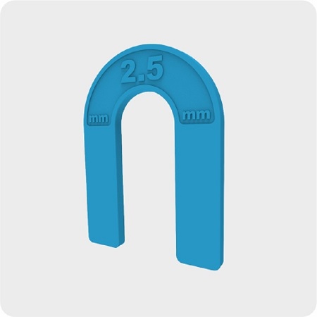 Подкова многоразовая &quot;Decor&quot;, 2,5мм, 50шт/уп