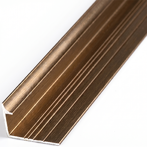 Профиль угловой (внутренний) пристенный - SK8003, бронзовое золото, 3м