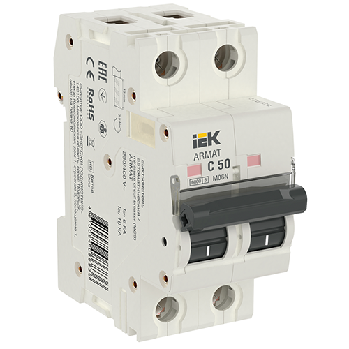 ARMAT Автоматический выключатель M06N 2P C 50А IEK