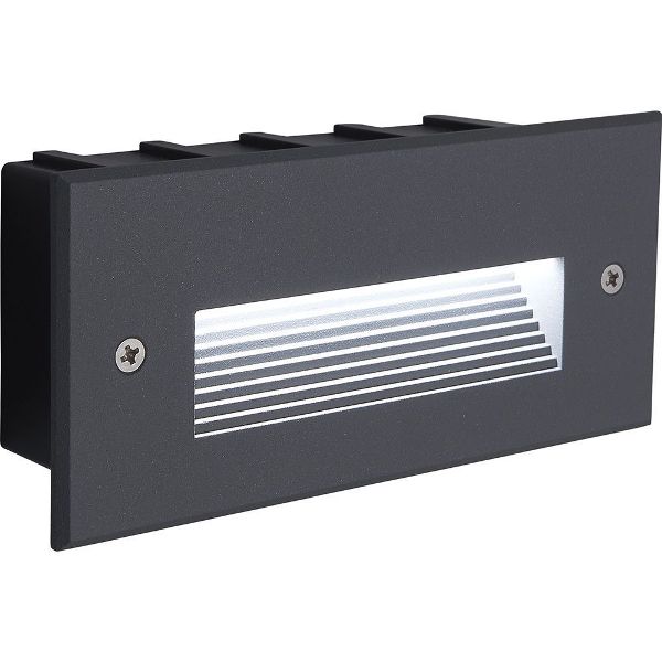 Светильник светодиодный встраив. "Feron LN012" 5Вт, 4000K, 40Лм, IP65, серый