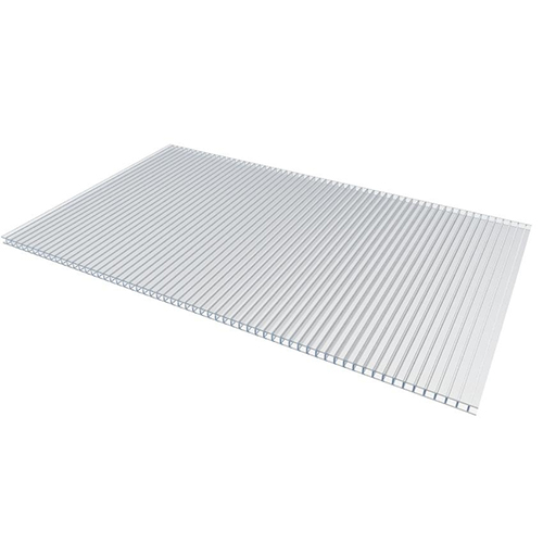Сотовый поликарбонат 6000*2100*04мм, прозрачный 0,77кг/м2, Goodplast