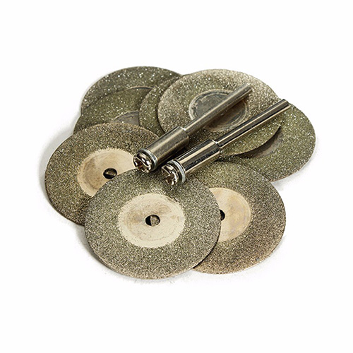 Алмазный диск дисков для гравера с титановым покрытием d60мм, набор10шт
