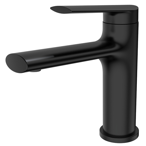 Смеситель &quot;Splenka&quot; однорычажный для умывальника &quot;S50.10.06&quot;, черный, латунь, с подводкой