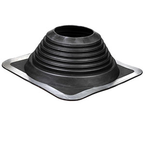 Уплотнитель кровельных проходов прямой "Мастер флеш" №4 75-160мм, чёрный