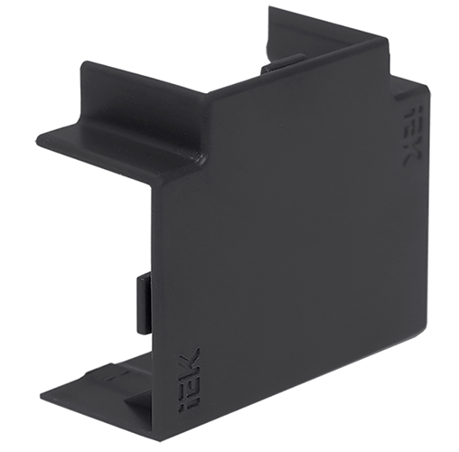 Т-образный угол КМТ 60х40 Элекор черный &quot;ИЭК&quot;