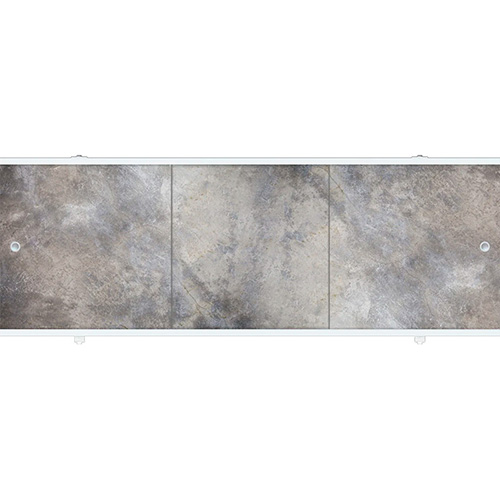 Экран для ванны "Серая дымка/Камень", 1,68м