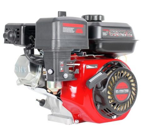 Двигатель бензиновый четырехтактный BS-170F/20D Garden, 7,0 л.с., 20мм "Verton"