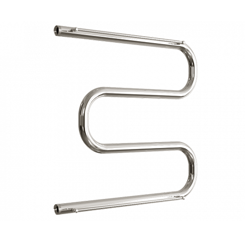 Полотенцесушитель М-образный "Aquattro" М 500*500мм нержавеющий, 1" с полочкой