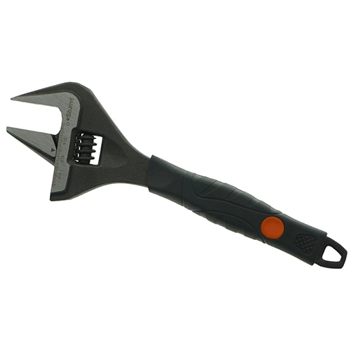 Ключ "Sturm" разводной, 200мм, СУПЕРТОНКИЕ ГУБКИ  обрезиненная рукоятка