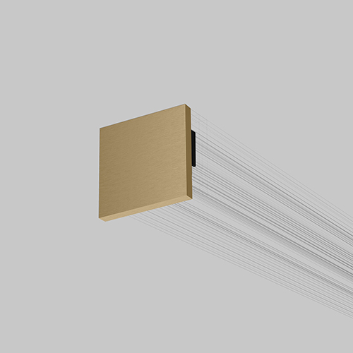 Заглушки для накладного шинопровода Brass Line 85230/00 (латунь)  (2 шт.) 85230/00