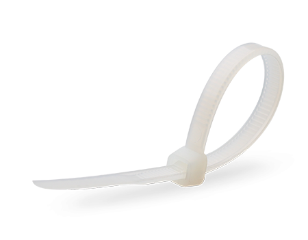 Стяжки нейлоновые "Fortisflex" КСС 8*400мм, белые