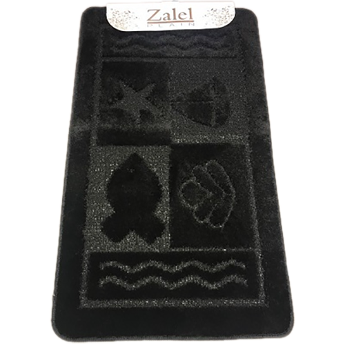 Коврики д/ван.комн.&quot; ZALEL&quot; 55*85 2-пр Black