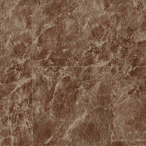 Плитка ПВХ кварц-виниловая замковая Суматра TexFloor Мрамор Марон коричневый 300*600*4мм, 0,18м2, 10шт в упак.