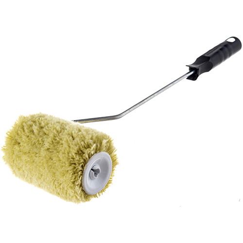 Валик 100мм, полиакрил зеленый, ворс 18мм, ролик d=42мм, ручка d=6мм, Decor