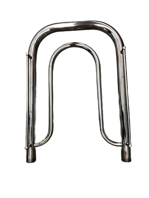 Полотенцесушитель "Фокстрот" "Aquattro" СП 320*500мм нержавеющий 1", Q08-0017