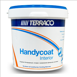Шпатлевка акриловая &quot;TERRACO HANDYCOAT Interior&quot;, белый 15кг