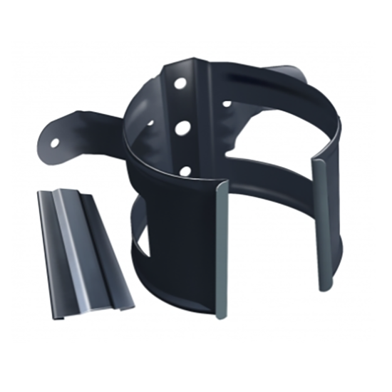 Металлический кронштейн трубы на дерево "Мокрый асфальт" "Grand Line" d=90