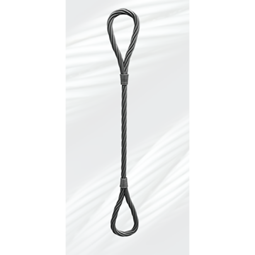 Строп канатный петлевой стальной L=2,5м, 2тн СКП