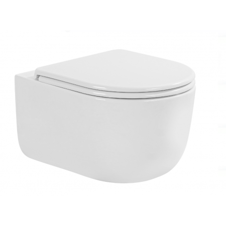 Унитаз &quot;Purete PRT-M235&quot; подвесной с сиденьем микролифт, торнадо