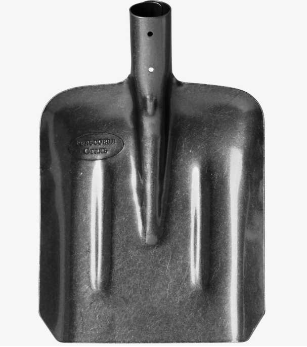 Лопата подборная рельсовая сталь, черная без черенка D-35 650гр