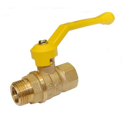 Кран шаровый для газа ДУ15 РУ16 рычаг в/н Галлоп