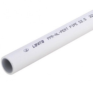 Полипропиленовая труба "Lavita", армированная алюминием, для горячего водоснабжения d=40мм, 4м